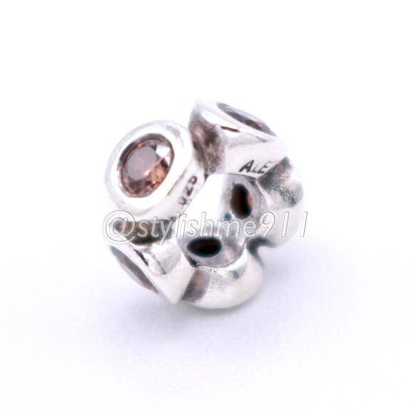 Authentic PANDORA Lights Brown CZ Spacer - 790226BCZ - Picture 10 of 11